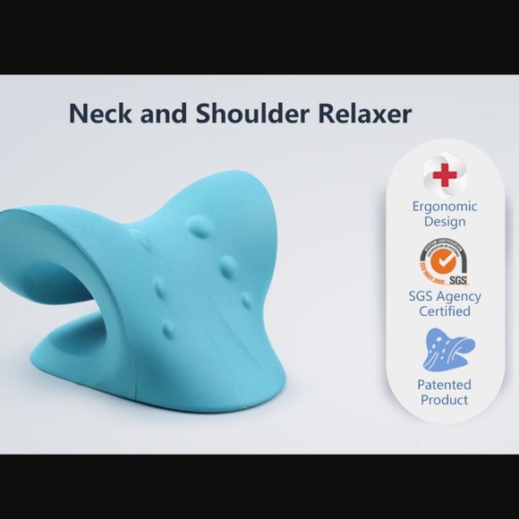 🔥 New Neck and Shoulder Relaxer, Cervical Traction Device Chiropractic Pillow - Picture 8 of 13